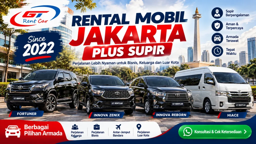 Rental Mobil Jakarta Plus Supir Murah